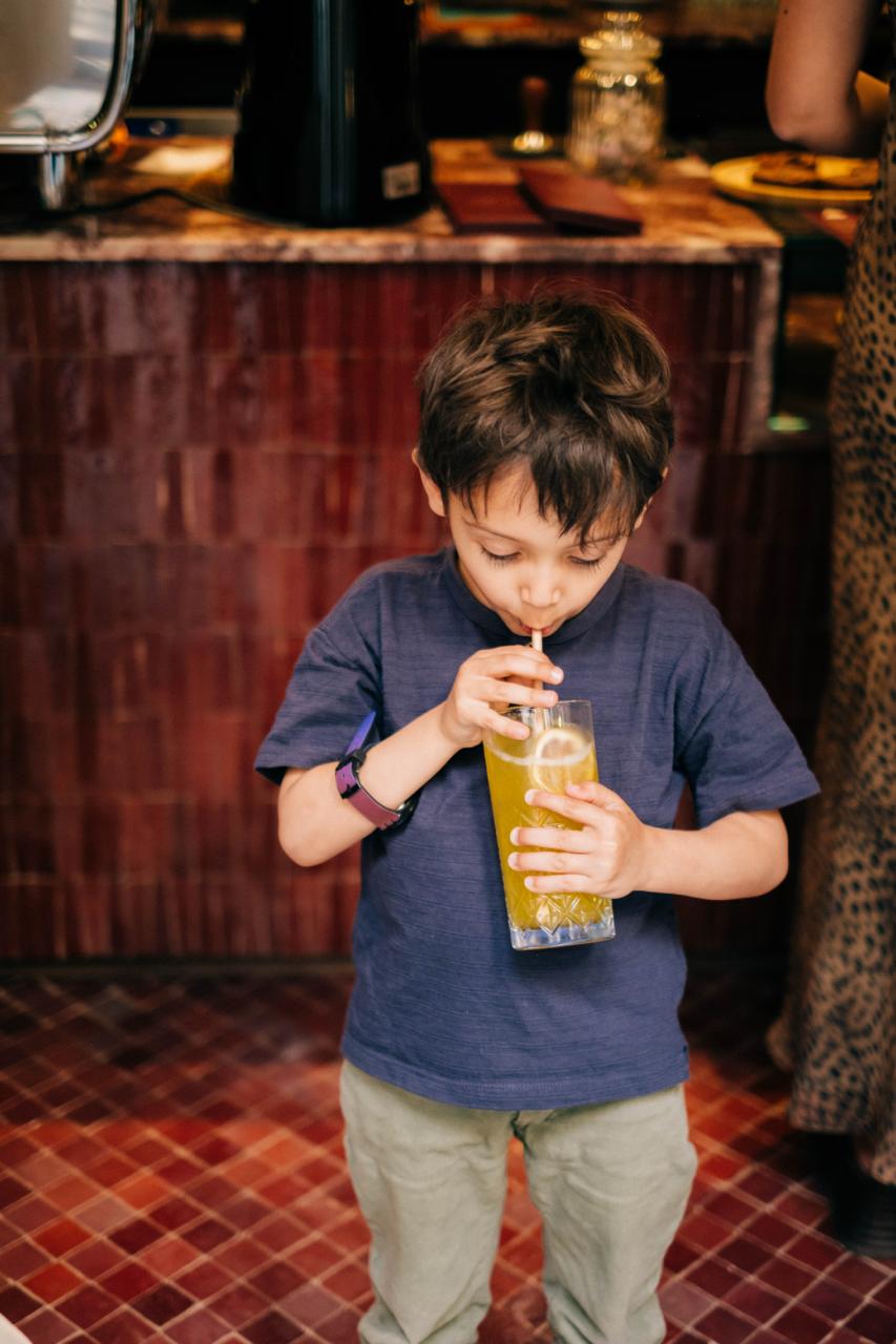 Even the youngest guests find their drink
